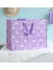 a little lovely company Opbergtas "Unicorn dreams" paars - (B)58 x (H)45 x (D)28 cm