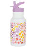 a little lovely company Trinkflasche "Flower garden" in Weiß/ Lila - 350 ml