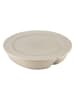 koziol Menüteller in Beige - Ø 25 cm