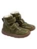 POM POM Leder-Barfußschuhe in Khaki