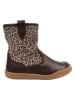 POM POM Skórzane buty barefoot w kolorze brązowym