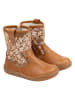 POM POM Skórzane buty barefoot w kolorze jasnobrązowym