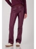 monari Kunstleren broek bordeaux