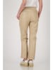 monari Kunstleren broek beige