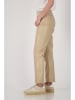 monari Kunstleren broek beige