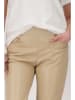 monari Kunstleren broek beige