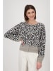 monari Cardigan in Grau/ Schwarz