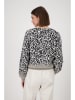 monari Cardigan in Grau/ Schwarz
