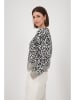 monari Cardigan in Grau/ Schwarz