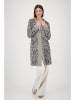 monari Longcardigan in Hellgrau/ Schwarz