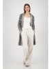 monari Longcardigan in Hellgrau/ Schwarz