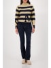 monari Pullover in Beige/ Dunkelblau