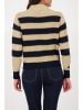 monari Pullover in Beige/ Dunkelblau
