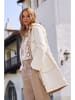 monari Wende-Parka in Weiß/ Taupe