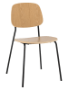 Bloomingville Esszimmerstuhl "Monza" in Hellbraun - (B)45 x (H)83 x (T)52 cm