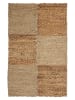 Bloomingville Teppich "Davor" in Beige/ Hellbraun - (L)105 x (B)65 cm