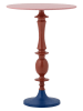 Bloomingville Bijzettafel "Annan" lichtroze/rood/blauw - (H)52 x Ø 37 cm
