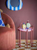 Bloomingville Stolik "Whimsica" w kolorze czerwonym - wys. 46 x Ø 30 cm