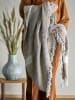 Bloomingville Woondeken ''Isnel'' beige/wit - (L)160 x (B)130 cm