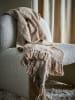 Bloomingville Wohndecke ''Okapi'' in Beige - (L)160 x (B)130 cm