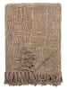 Bloomingville Wohndecke ''Bresso'' in Hellbraun - (L)160 x (B)130 cm