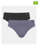 Sloggi 2-delige set: slips "Go Smooth" grijs/zwart