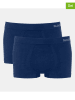 Sloggi 2er-Set: Boxershorts "Go Smooth" in Dunkelblau