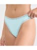 Sloggi 3er-Set: Strings ''Crush'" in Weiß/ Hellblau/ Blau