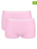 Sloggi Pełne figi high waist (2 pary) "Go Sense" w kolorze jasnoróżowym