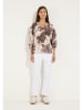 More & More Blouse beige/bruin/wit