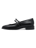 Tamaris Leder-Ballerinas in Schwarz