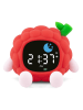 Ulysse Lampka nocna "Raspberry" z budzikiem - wys. 12 cm - 3+