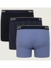Hugo Boss Underwear 3er-Set: Boxershorts in Dunkelblau/ Blau