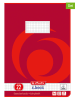 Herlitz 5-delige set: schriften ''A4/32 Lin.22'' rood