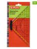 Herlitz 2er-Set: Geometriedreiecke in Gelb - (L)25 cm
