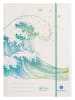 Herlitz Sammelmappe ''GREENline Welle'' in Beige/ Grün - DIN A4