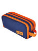 Herlitz Dubbeletui donkerblauw/oranje