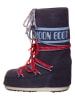 Moon Boot Leren winterlaarzen "Icon" donkerblauw