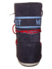 Moon Boot Leder-Winterstiefel "Icon" in Dunkelblau