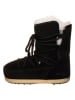 Moon Boot Leder-Winterboots "EVX" in Schwarz