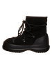 Moon Boot Leder-Winterboots "Luna" in Schwarz
