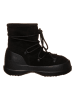 Moon Boot Leder-Winterboots "Luna" in Schwarz