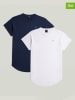 G-Star 2-delige set: shirts wit/donkerblauw