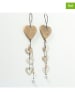 Boltze 2er-Set: Dekoanhänger "Kosy" in Beige - (L)63 cm