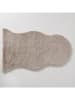 Boltze 2er-Set: Dekofelle "Liz" in Beige/ Hellbraun - (L)102 x (B)65 cm