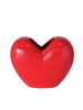 Boltze Wazon "Heart" w kolorze czerwonym - wys. 15 cm