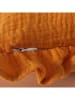 Boltze Kissen ''Musselin'' in Orange - (L)30 x (B)50 cm