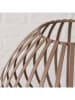 Boltze Windlicht "Celine" in Braun - (H)15 cm