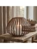 Boltze Windlicht "Celine" in Braun - (H)15 cm