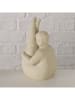 Boltze 3er-Set: Dekofiguren "Yoga" in Beige/ Braun - (H)23 cm